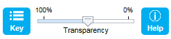 Transparency slider